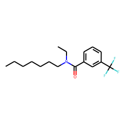 Benzamide, 3-trifluoromethyl-N-ethyl-N-heptyl-