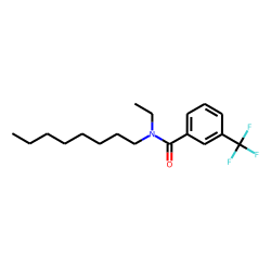 Benzamide, 3-trifluoromethyl-N-ethyl-N-octyl-