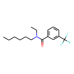 Benzamide, 3-trifluoromethyl-N-ethyl-N-hexyl-