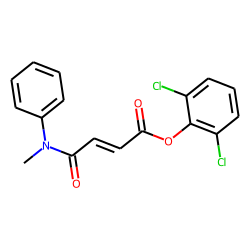 Fumaric acid, monoamide, N-methyl-N-phenyl-, 2,6-dichlorophenyl ester