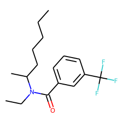 Benzamide, 3-trifluoromethyl-N-ethyl-N-hept-2-yl-