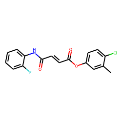 Fumaric acid, monoamide, N-(2-fluorophenyl)-, 4-chloro-3-methylphenyl ester