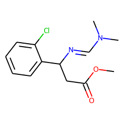 3-Amino-3-(2-chlorophenyl)propionic acid, N-dimethylaminomethylene-, methyl ester