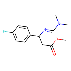 3-Amino-3-(4-fluorophenyl)propionic acid, N-dimethylaminomethylene-, methyl ester