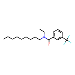 Benzamide, 3-trifluoromethyl-N-ethyl-N-nonyl-