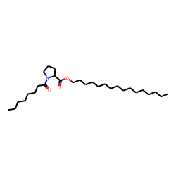 L-Proline, N-octanoyl-, hexadecyl ester