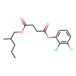 Succinic acid, 2,3-dichlorophenyl 2-methylpentyl ester