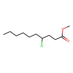4-Chlorodecanoic acid, methyl ester