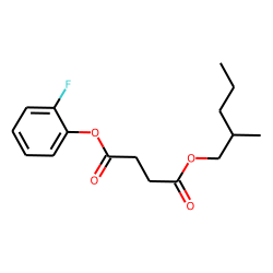 Succinic acid, 2-fluorophenyl 2-methylpentyl ester