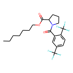 L-Proline, N-(2,5-ditrifluoromethylbenzoyl)-, heptyl ester