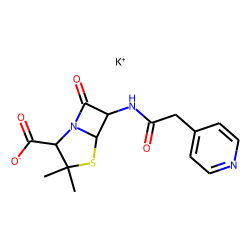 Penicillin, 4-pyridylmethyl-, potassium salt