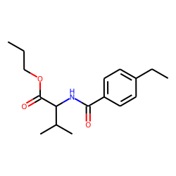 L-Valine, N-(4-ethylbenzoyl)-, propyl ester