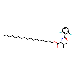 L-Valine, N-(2,6-difluorobenzoyl)-, heptadecyl ester