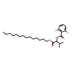 L-Valine, N-(2,6-difluorobenzoyl)-, tetradecyl ester