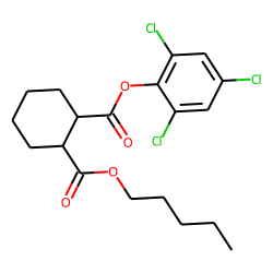 1,2-Cyclohexanedicarboxylic acid, pentyl 2,4,6-trichlorophenyl ester