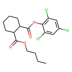1,2-Cyclohexanedicarboxylic acid, butyl 2,4,6-trichlorophenyl ester