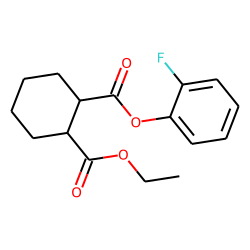 1,2-Cyclohexanedicarboxylic acid, ethyl 2-fluorophenyl ester