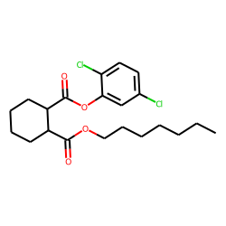1,2-Cyclohexanedicarboxylic acid, 2,5-dichlorophenyl heptyl ester