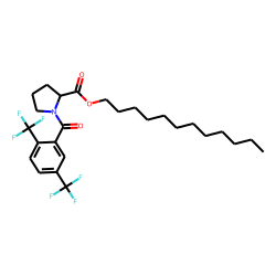 L-Proline, N-(2,5-ditrifluoromethylbenzoyl)-, dodecyl ester