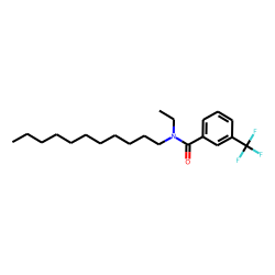 Benzamide, 3-trifluoromethyl-N-ethyl-N-undecyl-