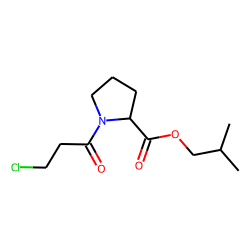 L-Proline, N-(3-chloropropionyl)-, isobutyl ester