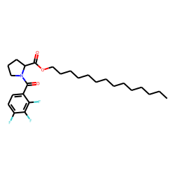 L-Proline, N-(2,3,4-trifluorobenzoyl)-, tetradecyl ester