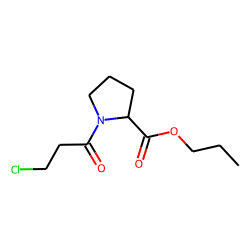 L-Proline, N-(3-chloropropionyl)-, propyl ester