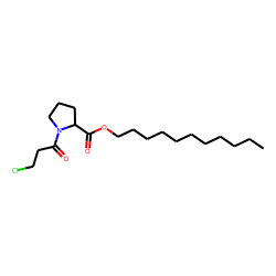 L-Proline, N-(3-chloropropionyl)-, undecyl ester