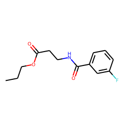 «beta»-Alanine, N-(3-fluorobenzoyl)-, propyl ester