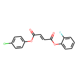 Fumaric acid, 4-chlorophenyl 2-fluorophenyl ester