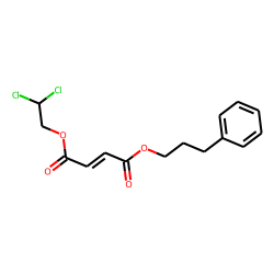 Fumaric acid, 3-phenylpropyl 2,2-dichloroethyl ester