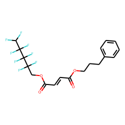 Fumaric acid, 3-phenylpropyl 2,2,3,3,4,4,5,5-octafluoropentyl ester