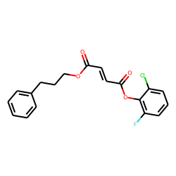 Fumaric acid, 3-phenylpropyl 2-chloro-6-fluorophenyl ester