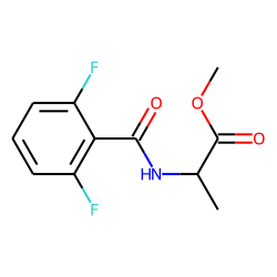 l-Alanine, N-(2,6-difluorobenzoyl)-, methyl ester
