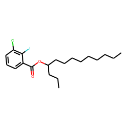 3-Chloro2-fluorobenzoic acid, 4-tridecyl ester