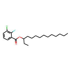 3-Chloro2-fluorobenzoic acid, 3-tetradecyl ester