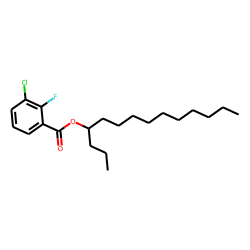 3-Chloro2-fluorobenzoic acid, 4-tetradecyl ester