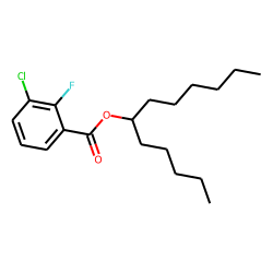 3-Chloro2-fluorobenzoic acid, 6-dodecyl ester