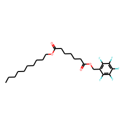 Pimelic acid, decyl pentafluorobenzyl ester