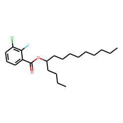 3-Chloro2-fluorobenzoic acid, 5-tetradecyl ester