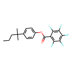 4(1,1-Dimethylbutyl)phenol, pentafluorobenzoyl ester