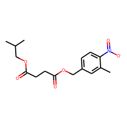 Succinic acid, isobutyl 3-methyl-4-nitrobenzyl ester