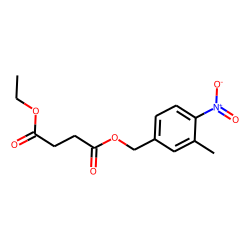 Succinic acid, ethyl 3-methyl-4-nitrobenzyl ester