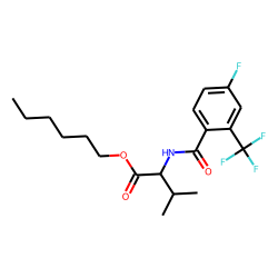 L-Valine, N-(4-fluoro-2-trifluoromethylbenzoyl)-, hexyl ester