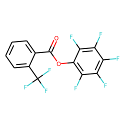2-Trifluoromethylbenzoic acid, pentafluorophenyl ester