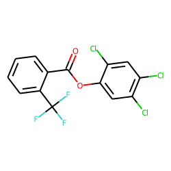 2-Trifluoromethylbenzoic acid, 2,4,5-trichlorophenyl ester