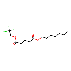 Glutaric acid, heptyl 2,2,2-trichloroethyl ester