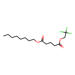 Glutaric acid, octyl 2,2,2-trichloroethyl ester
