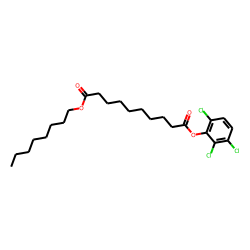 Sebacic acid, octyl 2,3,6-trichlorophenyl ester