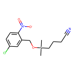 5-Chloro-2-nitrobenzyl alcohol, (3-cyanopropyl)dimethylsilyl ether